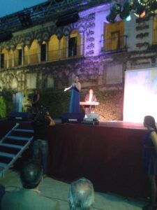 Comienzo de la Gala Blogosur Laura Gallego